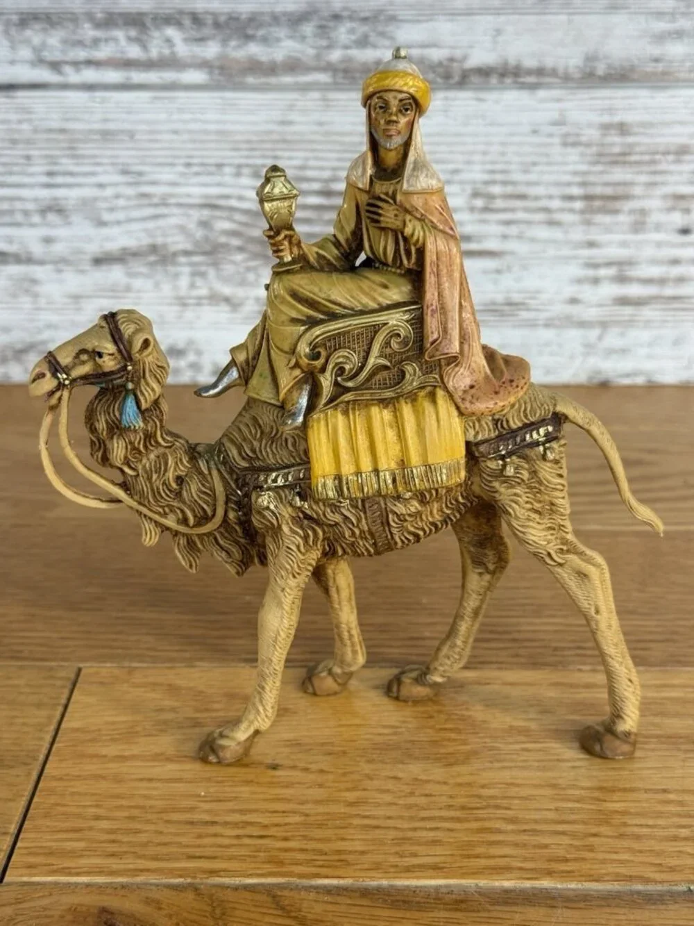 Vintage 1983 Fontanini Three Wisemen Riding Camels 6.5